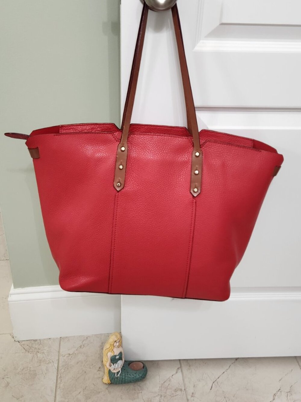 Beautiful Red Furla Handbag - Picture 2 of 8